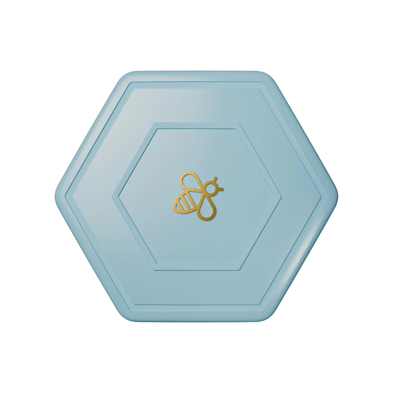 HONEYBRUSH hajkefe, világos türkiz